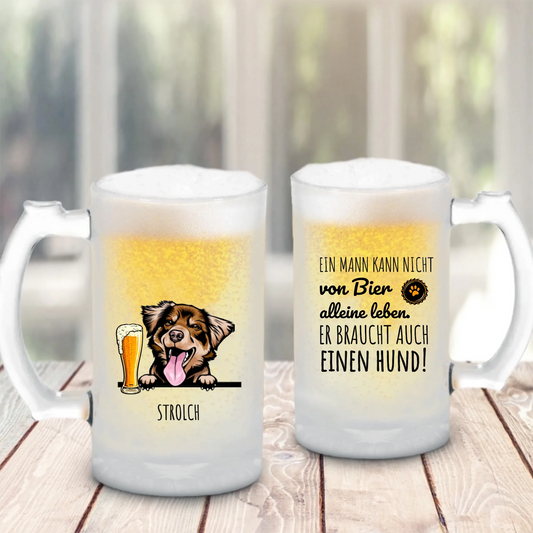 Bierkrug Glas