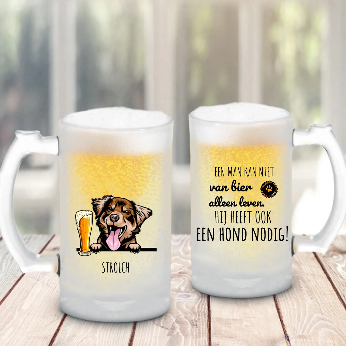 Bierkrug Glas