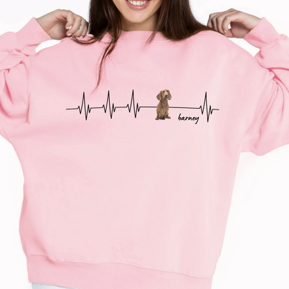 Gepersonaliseerde sweater - Hartslag