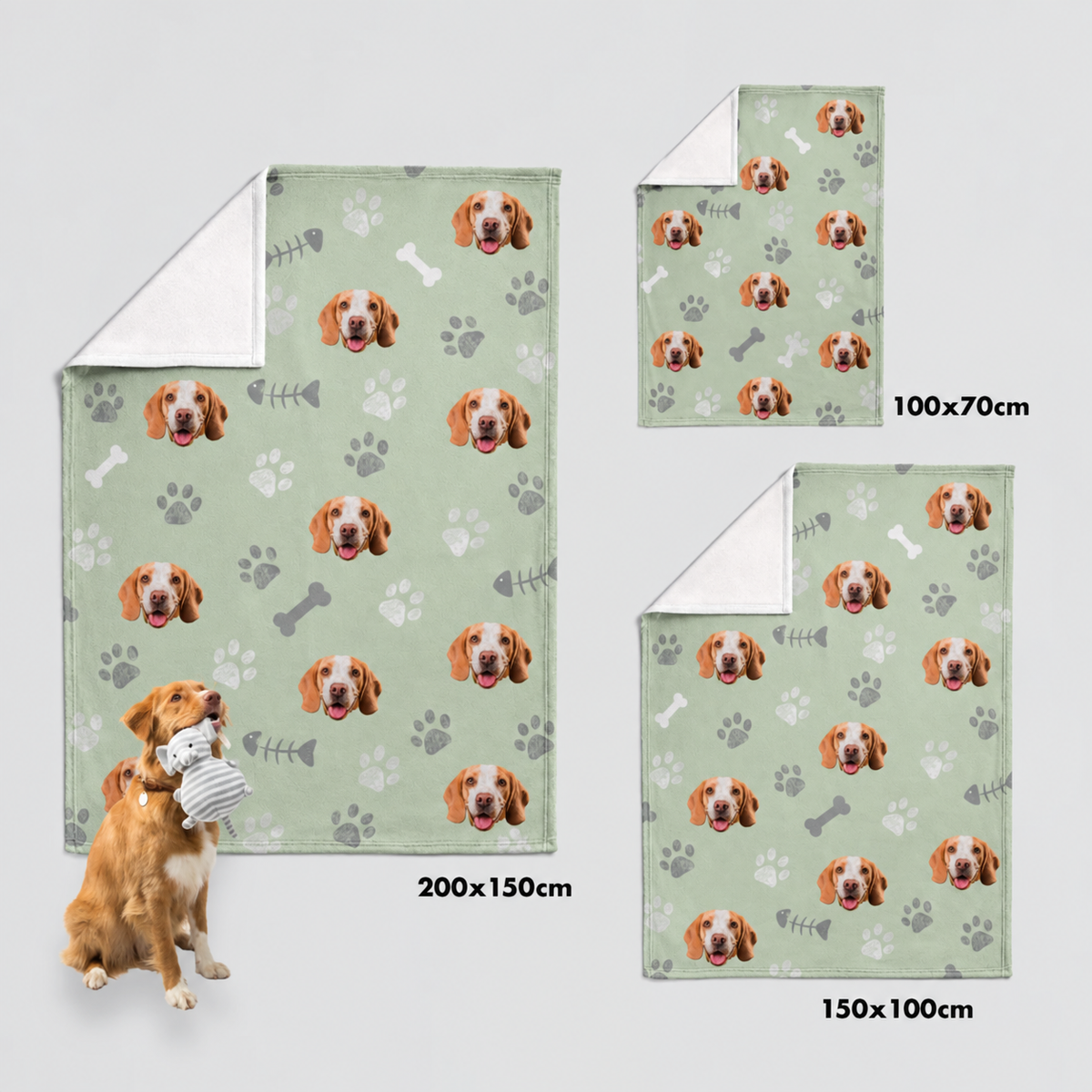 Couverture pour animal personnalisée - Ta photo